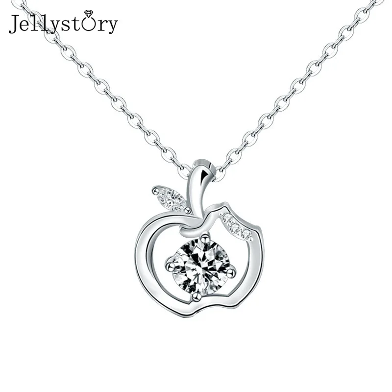 Колье JellyStory с муассанитом 0.5 карата в форме яблока для женщин, из серебра 925 пробы, элегантный и значимый подарок на ключицу
Колье JellyStory с муассанитом 0.5 карата в форме яблока для женщин, из серебра 925 пробы, элегантный и значимый подарок на ключицу