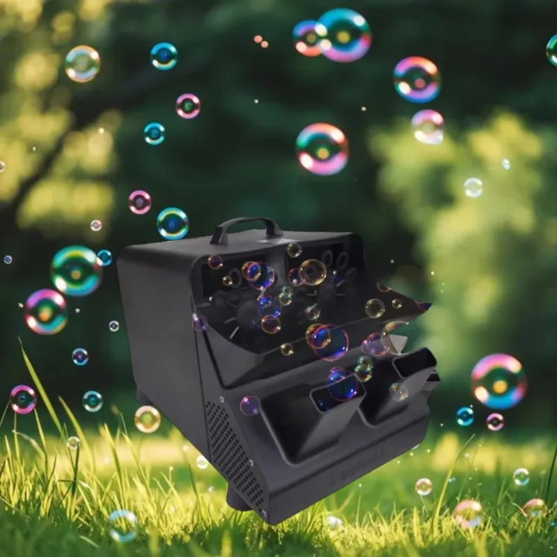 500W LED Dual Wheel Bubble Machine Soap Bubble Fog Smoke Machine Double Wheels Bubble Machine For DJ Stage Special Effects
500W LED Dual Wheel Bubble Machine Soap Bubble Fog Smoke Machine Double Wheels Bubble Machine For DJ Stage Special Effects