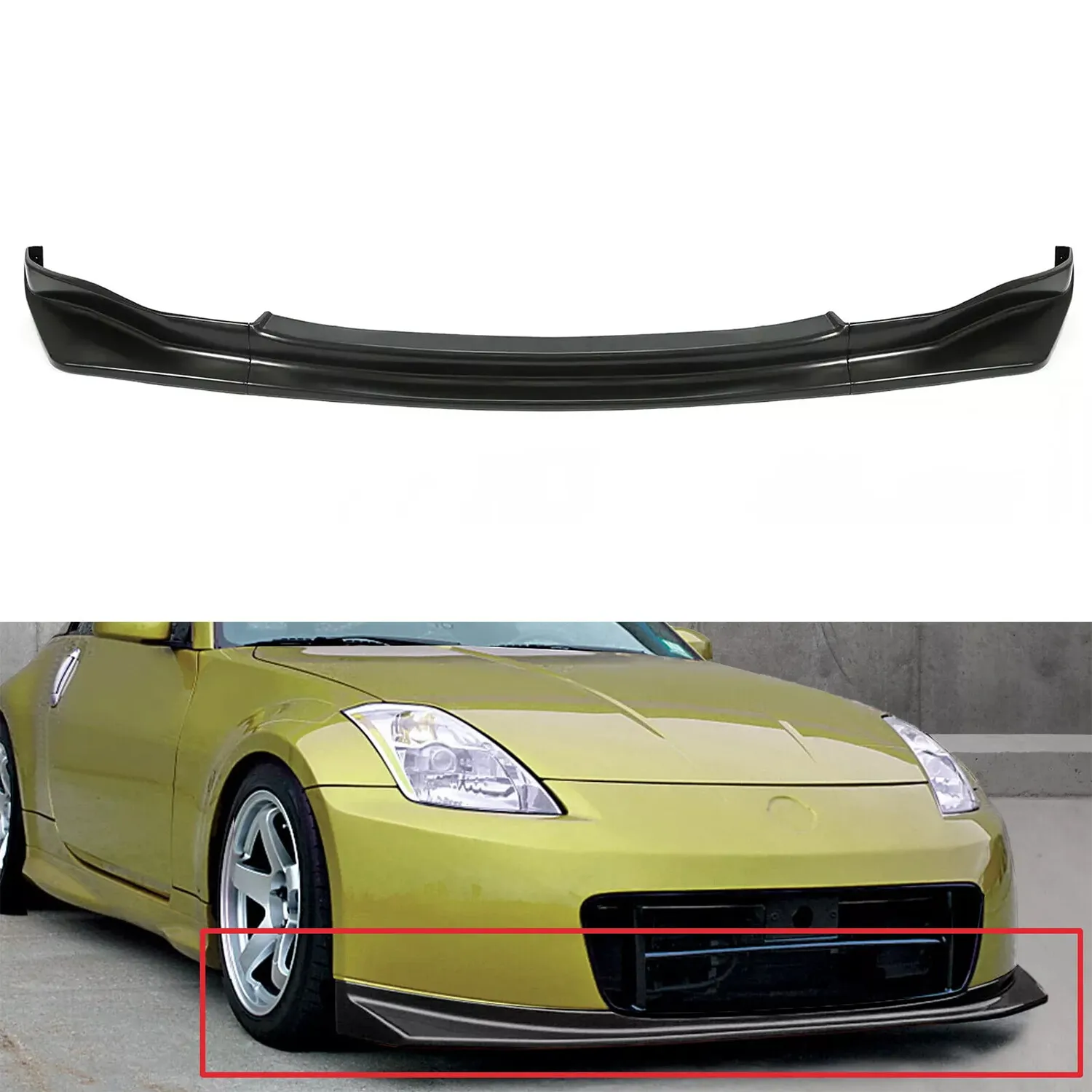 For 2003-2005 Nissan 350Z Z33 JDM Style NS N PP Front Bumper Chin Lip Body Kit
For 2003-2005 Nissan 350Z Z33 JDM Style NS N PP Front Bumper Chin Lip Body Kit