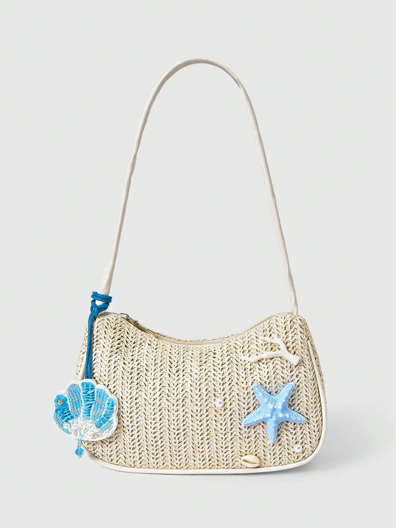 ROMWE Fairycore A Set Of Floral Crocheted Beach Handbags And Accessories, Stylish Personalized Beach Resort Style Shell Lace Ladies Messenger Bag (Includes 1 Bag And 1 Set Of Accessories)
ROMWE Fairycore A Set Of Floral Crocheted Beach Handbags And Accessories, Stylish Personalized Beach Resort Style Shell Lace Ladies Messenger Bag (Includes 1 Bag And 1 Set Of Accessories)