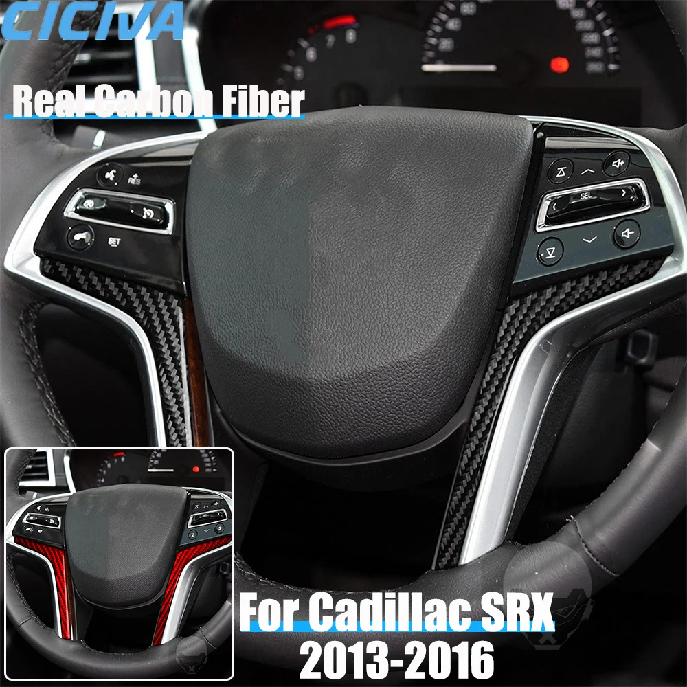 Real Carbon Fiber Car Accessories Steering Wheel Strips Decorative Trim Cover Soft Sticker For CADILLAC SRX 2013 2014 2015 2016
Real Carbon Fiber Car Accessories Steering Wheel Strips Decorative Trim Cover Soft Sticker For CADILLAC SRX 2013 2014 2015 2016