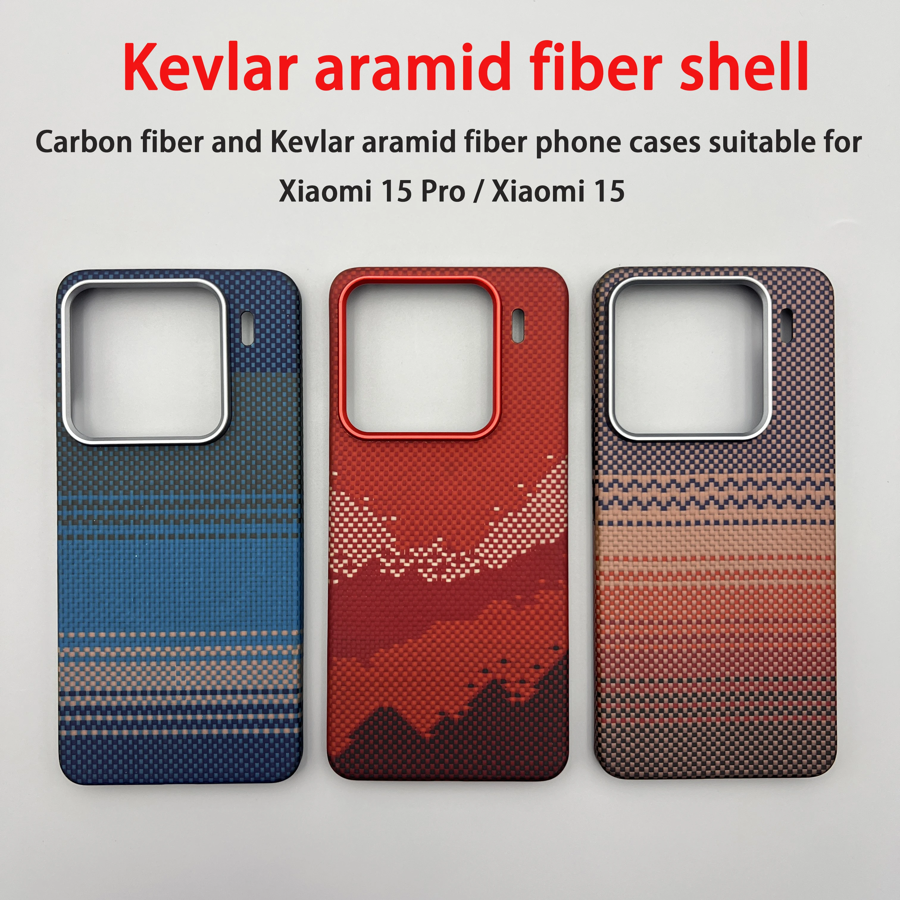 Suitable for Xiaomi 15 Pro phone case, Kevlar aramid fiber carbon fiber hard shell, lightweight magnetic protective cover xm15
Suitable for Xiaomi 15 Pro phone case, Kevlar aramid fiber carbon fiber hard shell, lightweight magnetic protective cover xm15