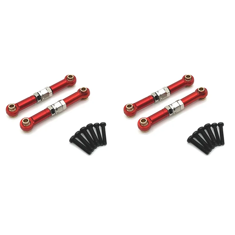 4X алюминиевый передний рулевой тяг для MJX 1/14 14209 14210, детали для обновления радиоуправляемого автомобиля, красный
4X алюминиевый передний рулевой тяг для MJX 1/14 14209 14210, детали для обновления радиоуправляемого автомобиля, красный