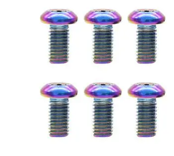 12Pcs Bike Brake Rotor Screws Electroplated Steel Bolts for Mountain Road Bicycle Disc Brake Mounting Secure Reliable Screws
12Pcs Bike Brake Rotor Screws Electroplated Steel Bolts for Mountain Road Bicycle Disc Brake Mounting Secure Reliable Screws