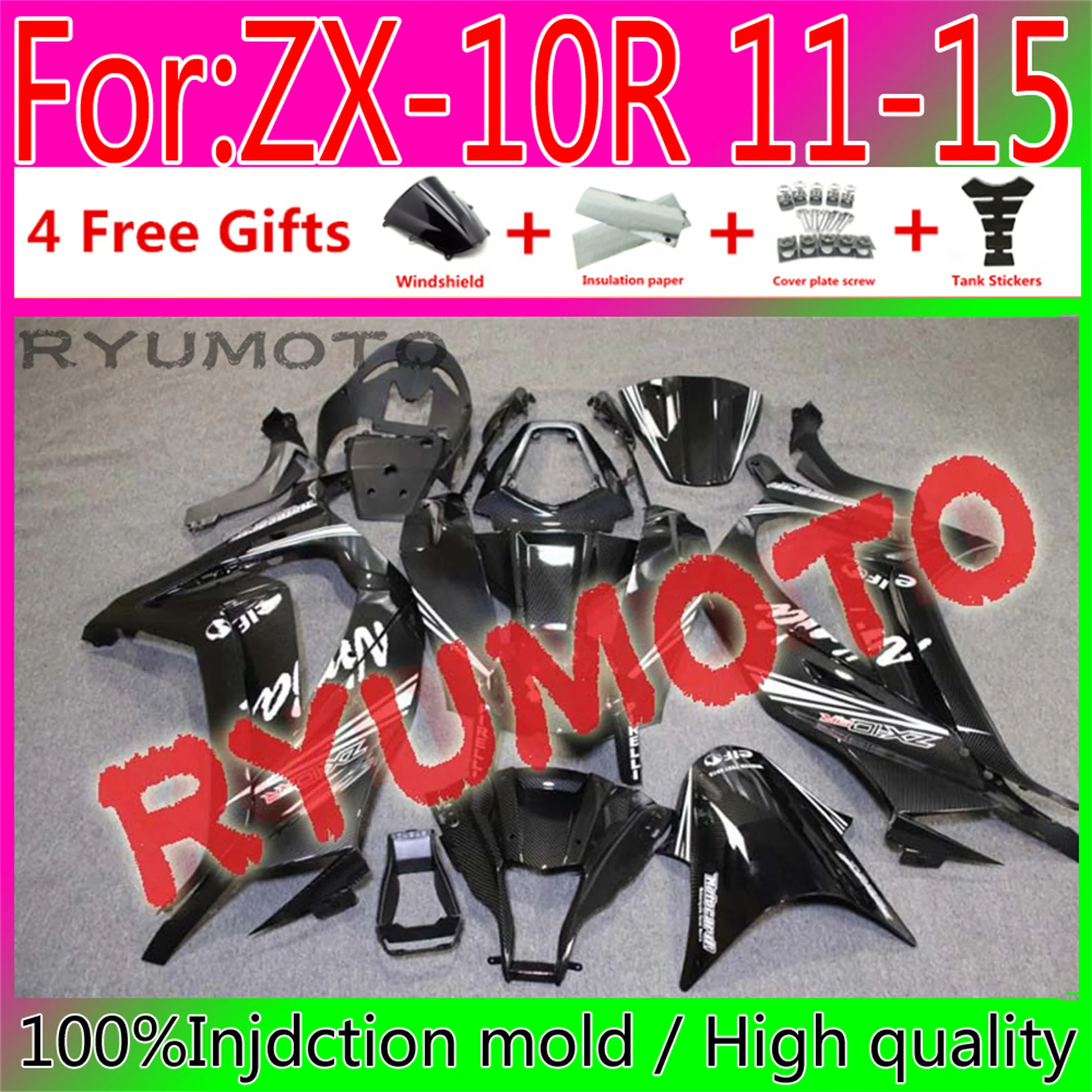 Motorcycle ABS 100% Injection mold Full Fairings For Kawasaki ZX-10R ZX10R 2011 - 2015 11 12 13 14 15 Fairing
Motorcycle ABS 100% Injection mold Full Fairings For Kawasaki ZX-10R ZX10R 2011 - 2015 11 12 13 14 15 Fairing