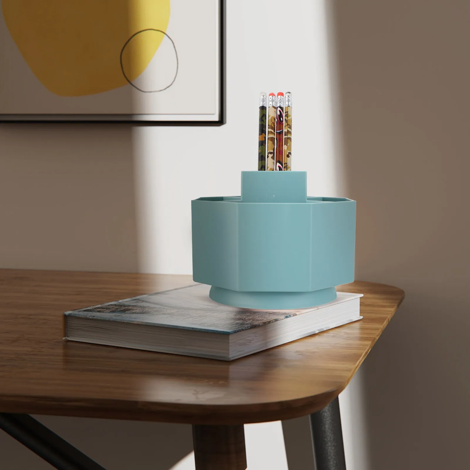 Rotating Pen Holder Desk Organizer Shelf Stationery Pencil Office for Pens Desktop Caddy Rotate and Supplies Student
Rotating Pen Holder Desk Organizer Shelf Stationery Pencil Office for Pens Desktop Caddy Rotate and Supplies Student