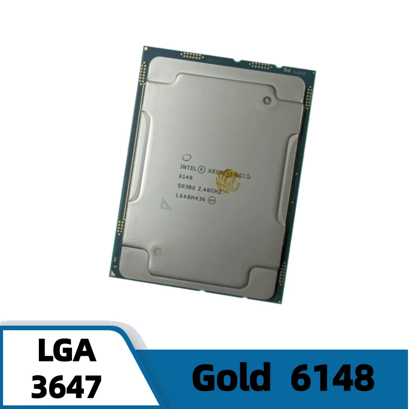 Intel Xeon Gold 6148 CPU 20-Cores 40-Threads 2.40GHz 25.7MB 150W LGA3647 for C621 Motherboard 6148
Intel Xeon Gold 6148 CPU 20-Cores 40-Threads 2.40GHz 25.7MB 150W LGA3647 for C621 Motherboard 6148
