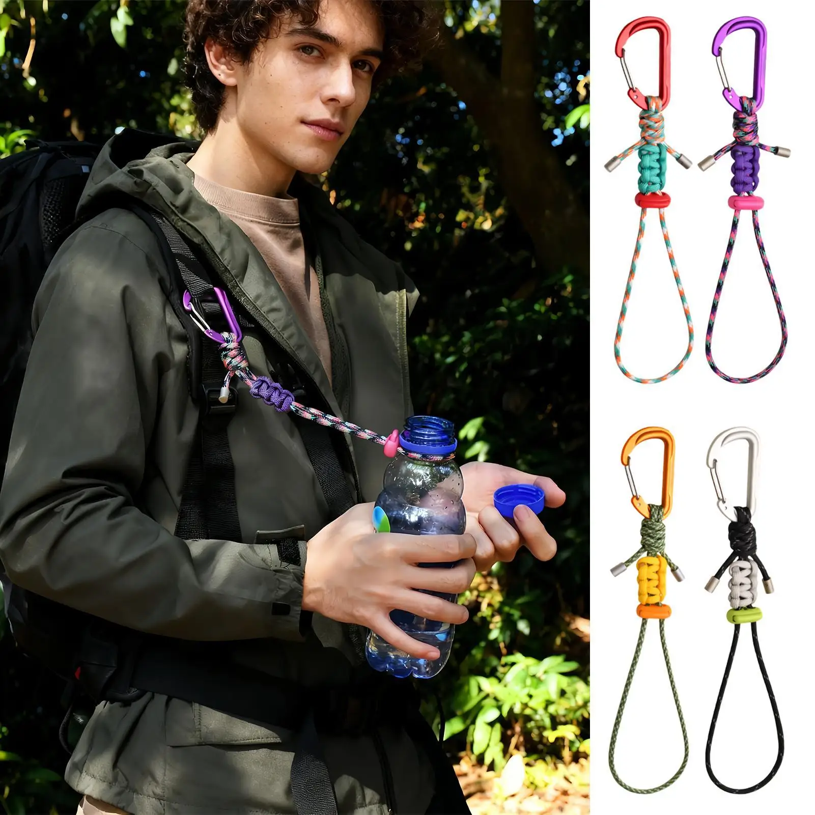 Key Lanyard Heavy Duty Paracord Strap With Carabiner Clip Whistle Strap For Men Women Water Bottle Camping Backpack Outdoor
Key Lanyard Heavy Duty Paracord Strap With Carabiner Clip Whistle Strap For Men Women Water Bottle Camping Backpack Outdoor