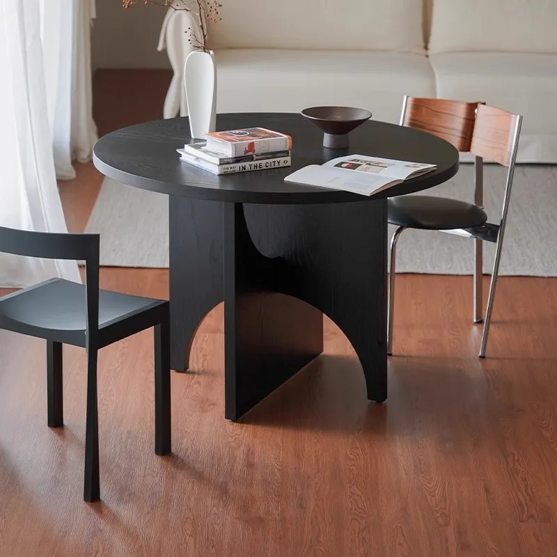 Modern simple solid wood round dining table household light luxury small apartment balcony designer fashion to be negotiated din
Modern simple solid wood round dining table household light luxury small apartment balcony designer fashion to be negotiated din