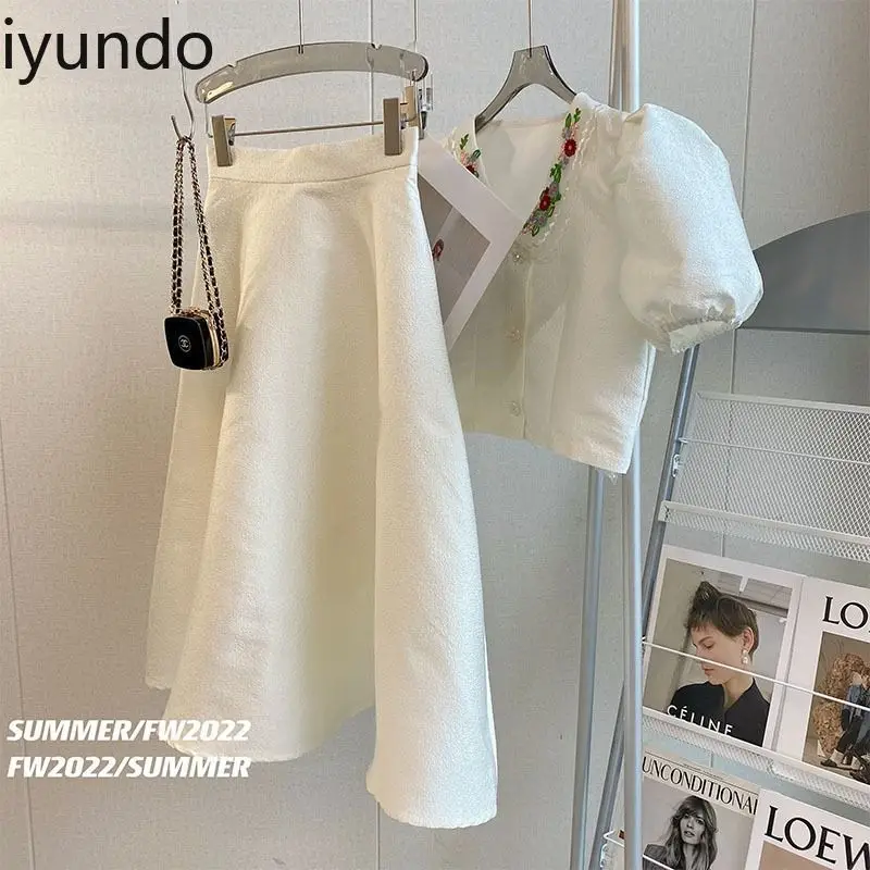 Foreign Trade High-end Casual Skirt White Fashion Suit Skirt Women Summer Ensembles De Jupes Mainland China Conjuntos De Falda
Foreign Trade High-end Casual Skirt White Fashion Suit Skirt Women Summer Ensembles De Jupes Mainland China Conjuntos De Falda