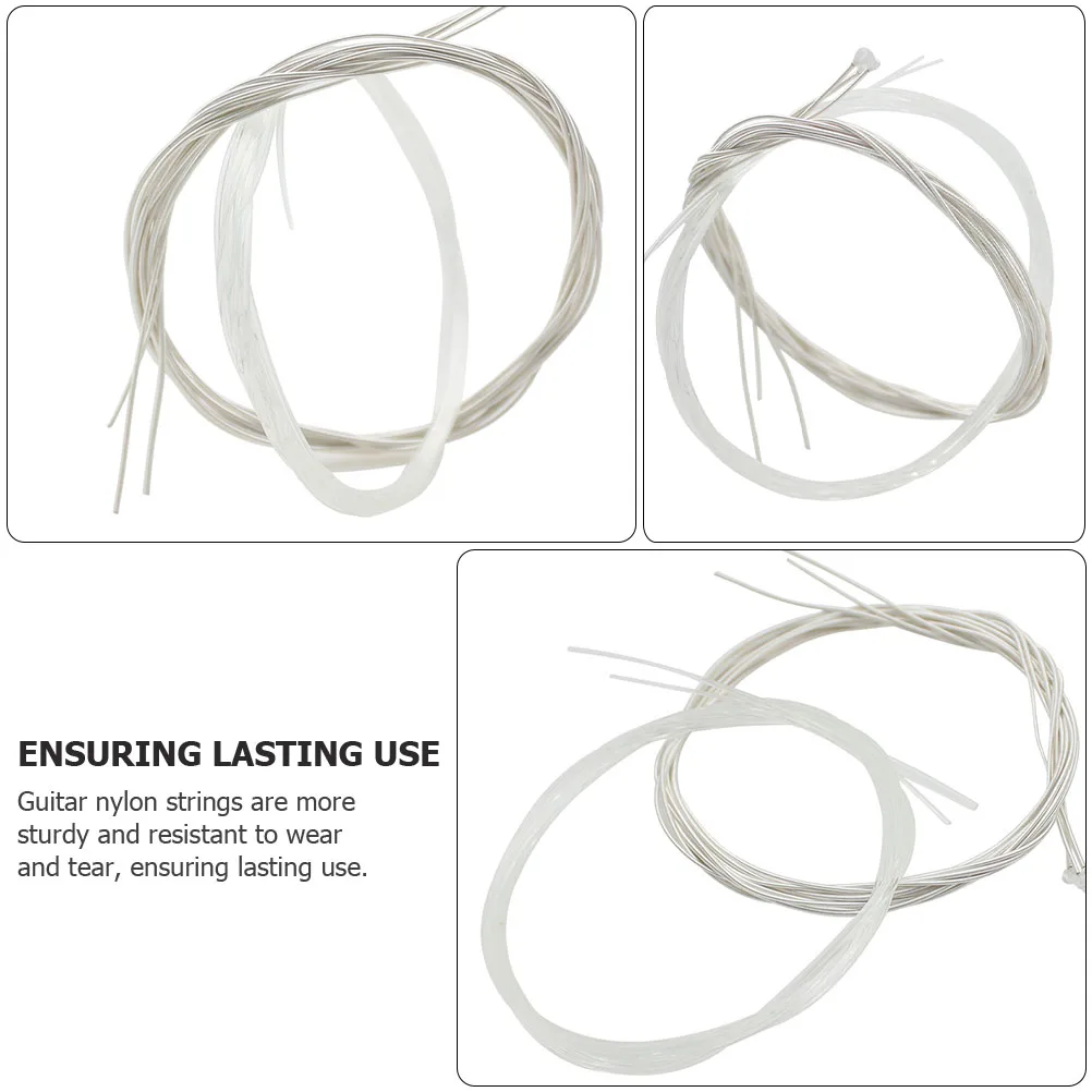 6 Pcs Nylon String Guitar Parts Classical Accessories Musical Instrument Accessory
6 Pcs Nylon String Guitar Parts Classical Accessories Musical Instrument Accessory