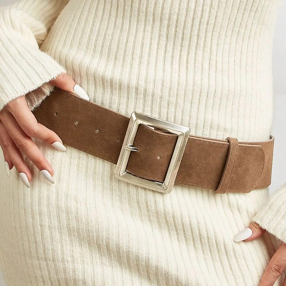 Maillard Styles Suede Leather Wide Belt Trendy Luxury Design Business Waist Strap Casual Versatile Pin Buckle Waistband Gifts
Maillard Styles Suede Leather Wide Belt Trendy Luxury Design Business Waist Strap Casual Versatile Pin Buckle Waistband Gifts