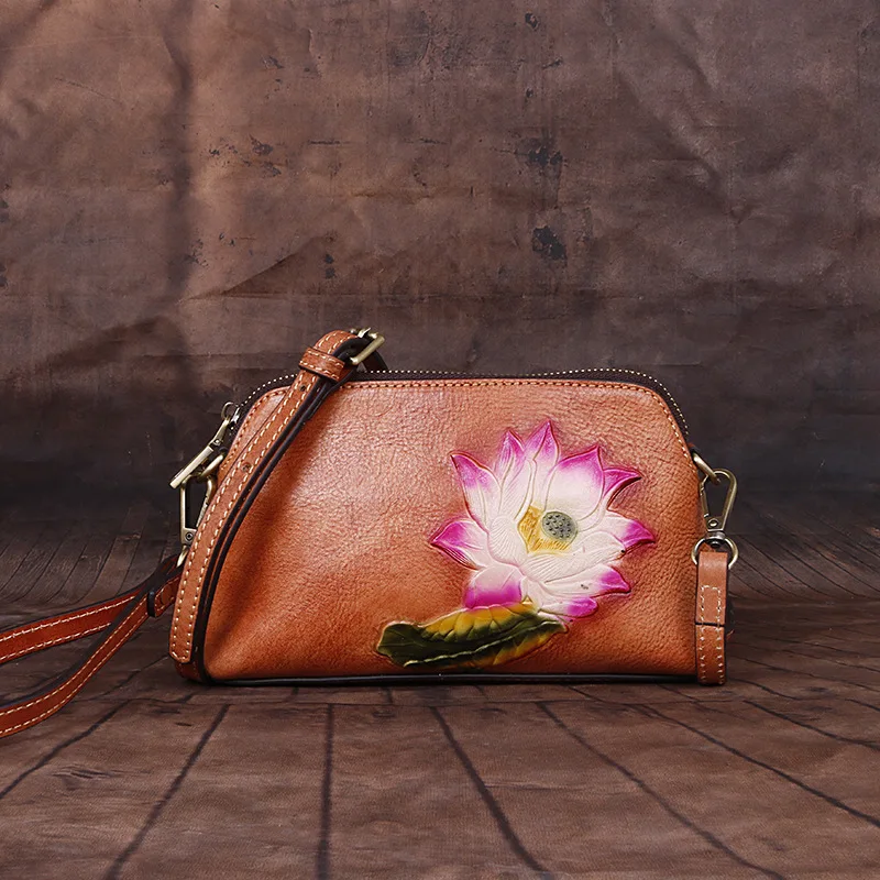2025 Retro Shoulder Crossbody Bags For Women Floral Embossing Tote Bags Large Capacity Cowide Leather Travel Commuting Handbags
2025 Retro Shoulder Crossbody Bags For Women Floral Embossing Tote Bags Large Capacity Cowide Leather Travel Commuting Handbags