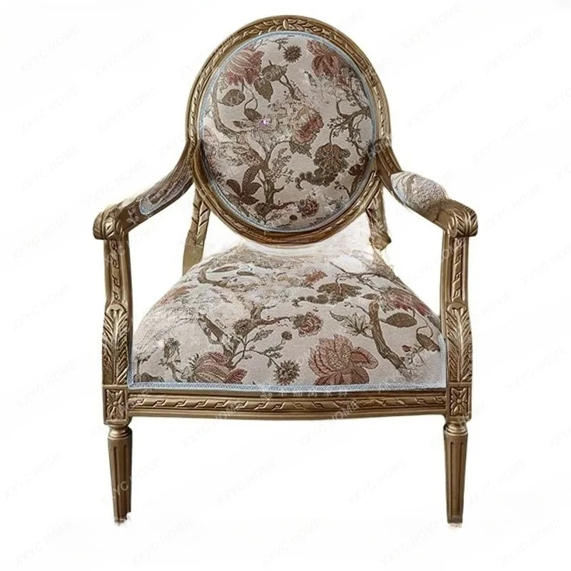 gold old solid wood single chair sofa chair jacquard fabric leisure chair
gold old solid wood single chair sofa chair jacquard fabric leisure chair
