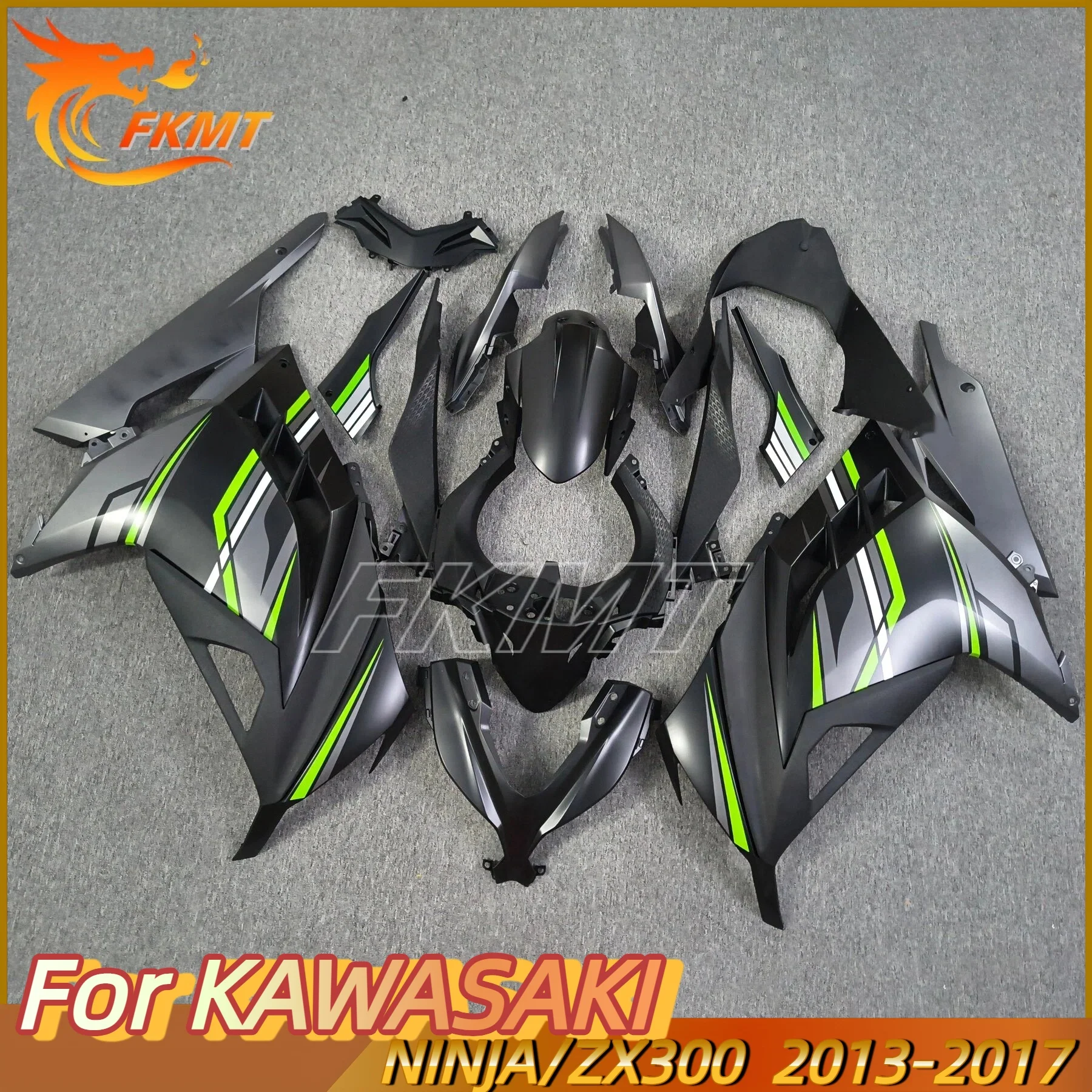 For KAWASAKI Ninja 300 ninja300 EX300 ZX300 2013-2017 Motorcycle Fairings kit Injection Bodywork Accessories Customized Color
For KAWASAKI Ninja 300 ninja300 EX300 ZX300 2013-2017 Motorcycle Fairings kit Injection Bodywork Accessories Customized Color