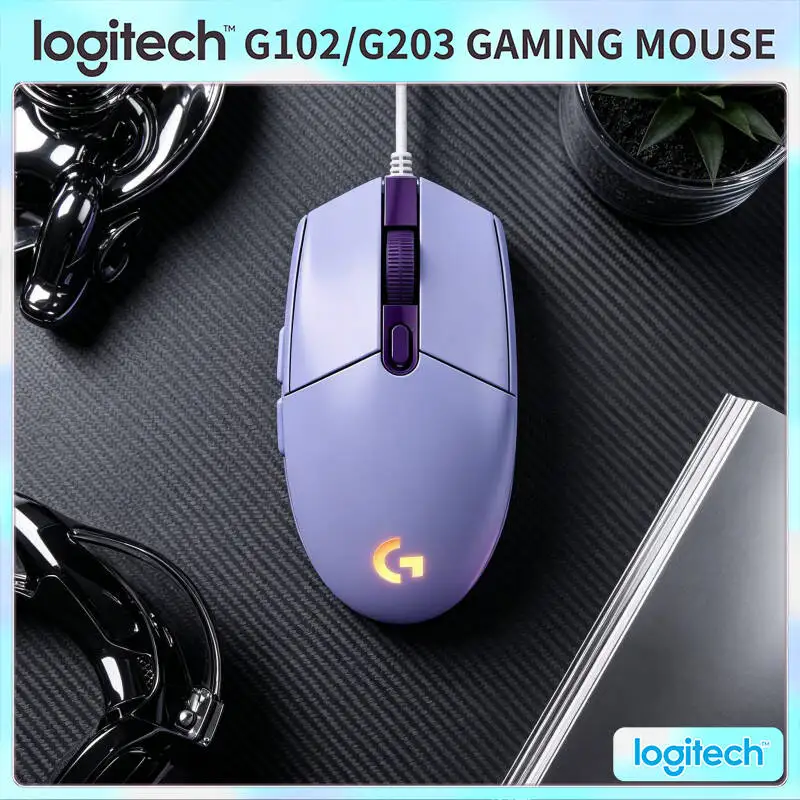 Logitech G102 Prodigy Wired Mouse HERO Sensor Technology 6 Customizable Keys RGB Lighting for Gamers
Logitech G102 Prodigy Wired Mouse HERO Sensor Technology 6 Customizable Keys RGB Lighting for Gamers