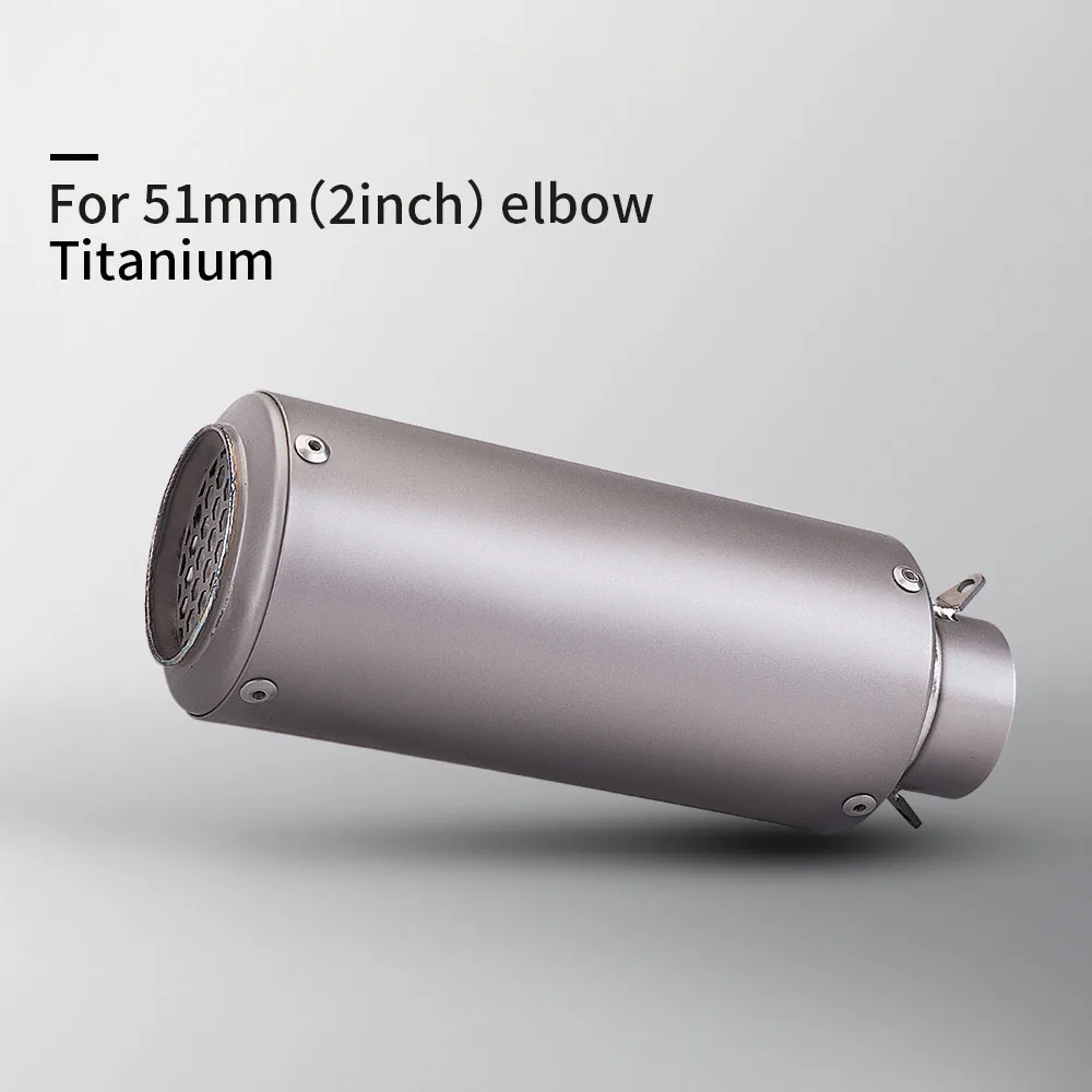 Titanium Alloy Racing Motorcycle Exhaust Muffler GP-project Universal Bike Muffler For sc project 51mm
Titanium Alloy Racing Motorcycle Exhaust Muffler GP-project Universal Bike Muffler For sc project 51mm