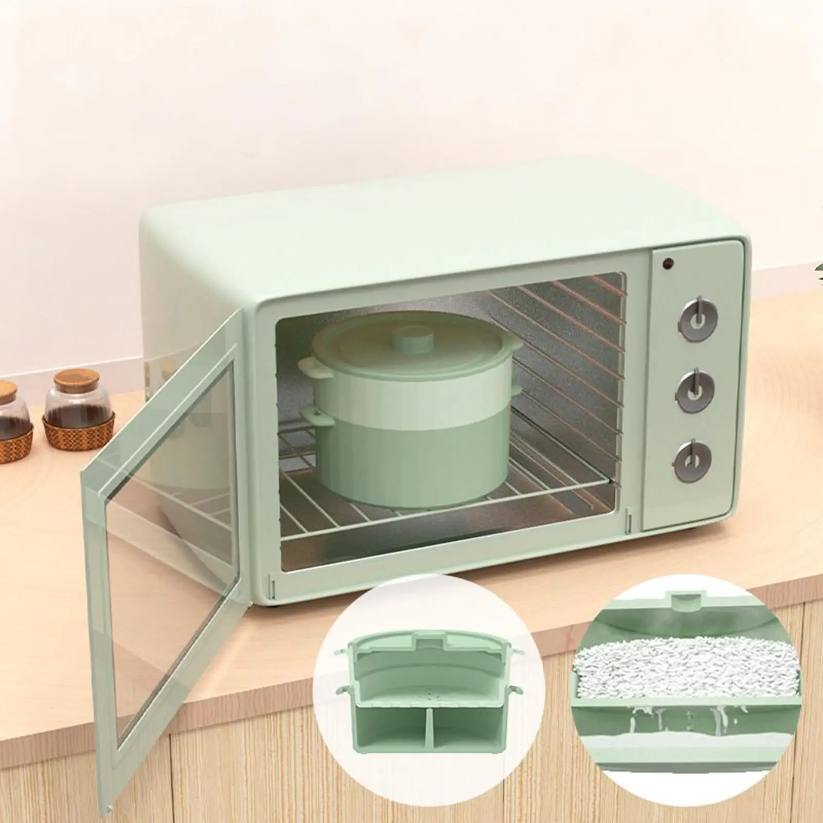 Vegetable Steamer Microwave Heat-Resistant Silicone Non-Stick Microwave Cookware Steamer With Lid For Baby Food Corn Pasta Meal
Vegetable Steamer Microwave Heat-Resistant Silicone Non-Stick Microwave Cookware Steamer With Lid For Baby Food Corn Pasta Meal