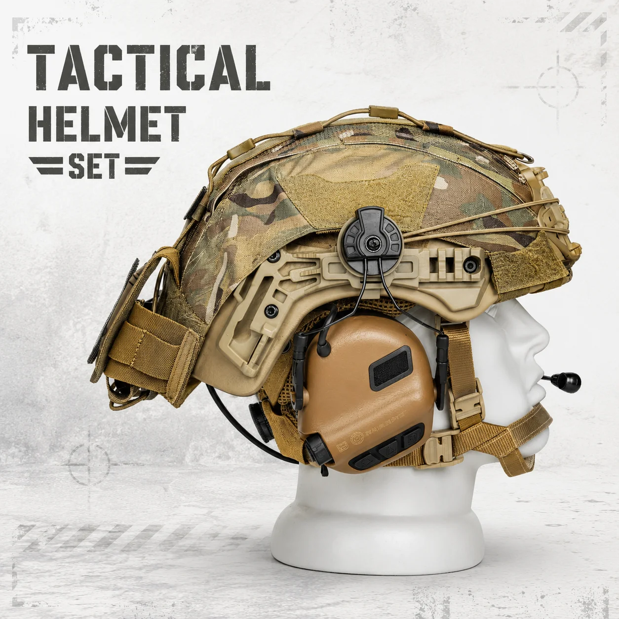 FAST Tactical Helmet Set Airsoft Full Gear with Headset Light Battery Pouch Cover Military Paintball Bump Helmet CS Game
FAST Tactical Helmet Set Airsoft Full Gear with Headset Light Battery Pouch Cover Military Paintball Bump Helmet CS Game