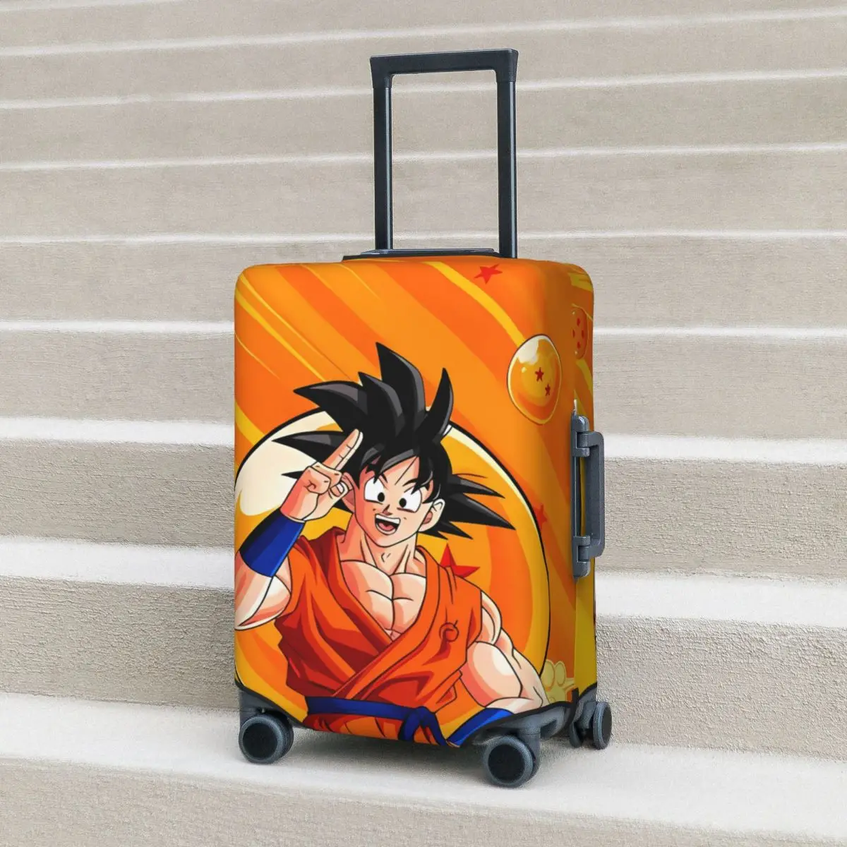 Repeating Goku Pattern Dragon Ball Suitcase Cover Flight Business Useful Luggage Accesories Protection
Repeating Goku Pattern Dragon Ball Suitcase Cover Flight Business Useful Luggage Accesories Protection