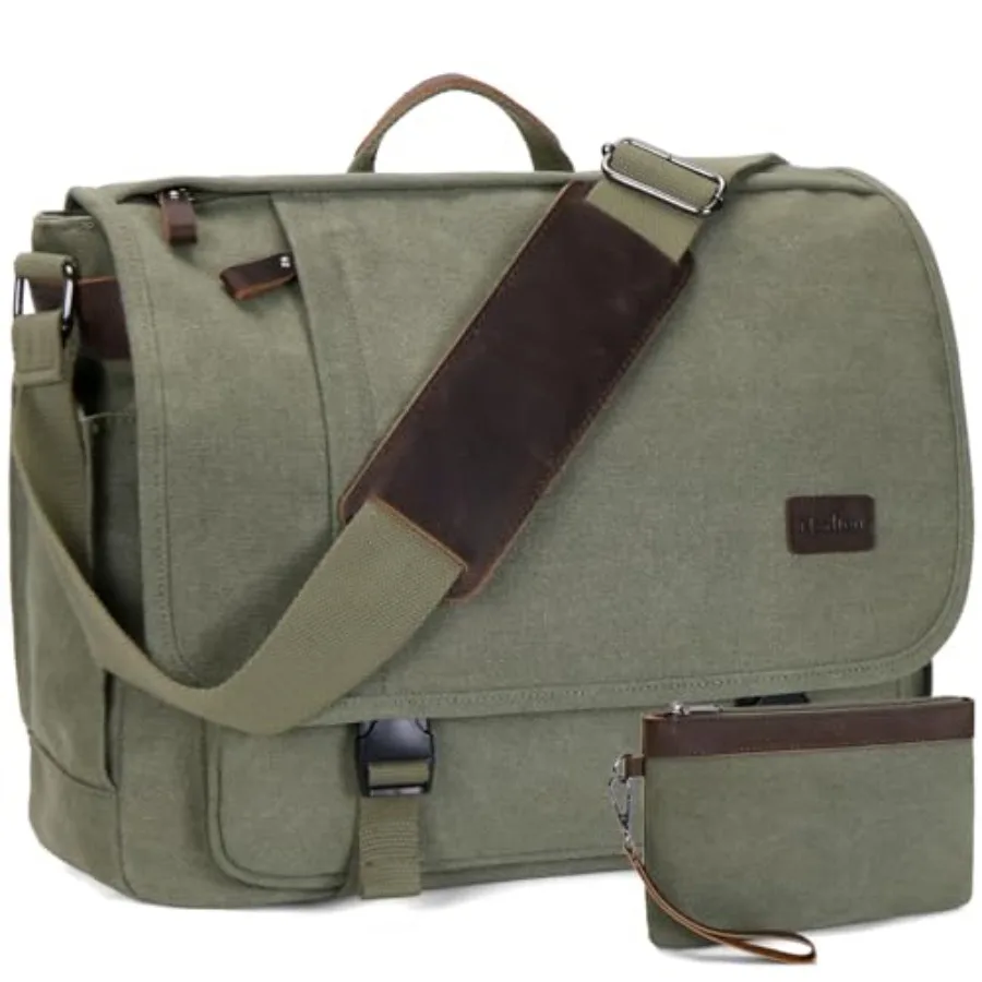 Nerlion Messenger Bag for Men 17-17.3 Inch Laptop Bag Canvas Water-resistant Computer Bag Shoulder Bag Work Briefcase Bookbag f
Nerlion Messenger Bag for Men 17-17.3 Inch Laptop Bag Canvas Water-resistant Computer Bag Shoulder Bag Work Briefcase Bookbag f