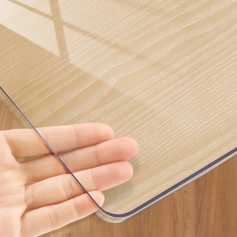 Clear Desk Mat 42x84 Inch, 1.5mm Thick Table Protector for Dining Room, Waterproof Vinyl Pad for Kitchen and Writing Desk
Clear Desk Mat 42x84 Inch, 1.5mm Thick Table Protector for Dining Room, Waterproof Vinyl Pad for Kitchen and Writing Desk