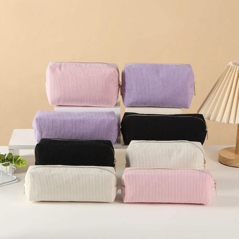 Portable Corduroy Pencil Case Large Capacity Solid Color Velvet Makeup Pouch Stationery Cosmetic Bag Travel
Portable Corduroy Pencil Case Large Capacity Solid Color Velvet Makeup Pouch Stationery Cosmetic Bag Travel