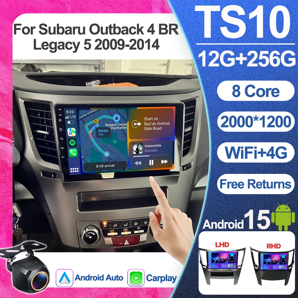 Android15 For Subaru Outback 4 BR Legacy 5 2009 2010 2011 2012 2013 2014 LHD RHD Multimedia Player Carplay stereo 5G GPS DVD RDS
Android15 For Subaru Outback 4 BR Legacy 5 2009 2010 2011 2012 2013 2014 LHD RHD Multimedia Player Carplay stereo 5G GPS DVD RDS