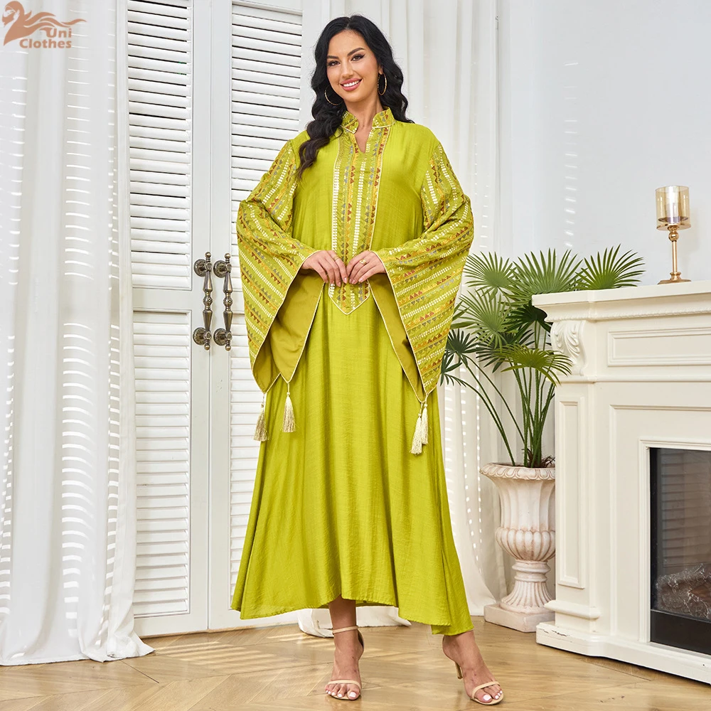 Eid Sequins Muslim Dress for Women Party Ramadan Abaya Long Dress Morocco Kaftan Vestidos Largos Dubai Turkey Robe Jalabiya 2024
Eid Sequins Muslim Dress for Women Party Ramadan Abaya Long Dress Morocco Kaftan Vestidos Largos Dubai Turkey Robe Jalabiya 2024