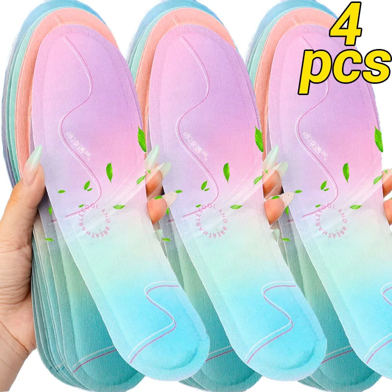 1/2pairs Breathable Cooling Insoles Summer Sport Running Accessories Foot Pads Sweat Absorbing Deodorant Insole for Women Men
1/2pairs Breathable Cooling Insoles Summer Sport Running Accessories Foot Pads Sweat Absorbing Deodorant Insole for Women Men