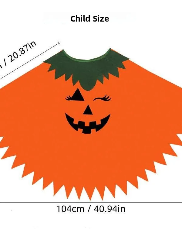 Halloween Pumpkin Costume Cloak Adult And Childrens Halloween Party Costume Accessory Bright Orange Color One Size Fits Most
Halloween Pumpkin Costume Cloak Adult And Childrens Halloween Party Costume Accessory Bright Orange Color One Size Fits Most