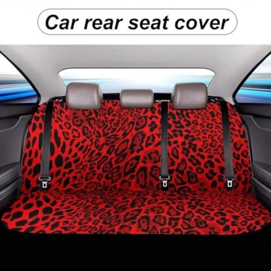 Red Leopard Print Car Rear Seat Cover Protector For Adult Vehicle Back Seat
Red Leopard Print Car Rear Seat Cover Protector For Adult Vehicle Back Seat