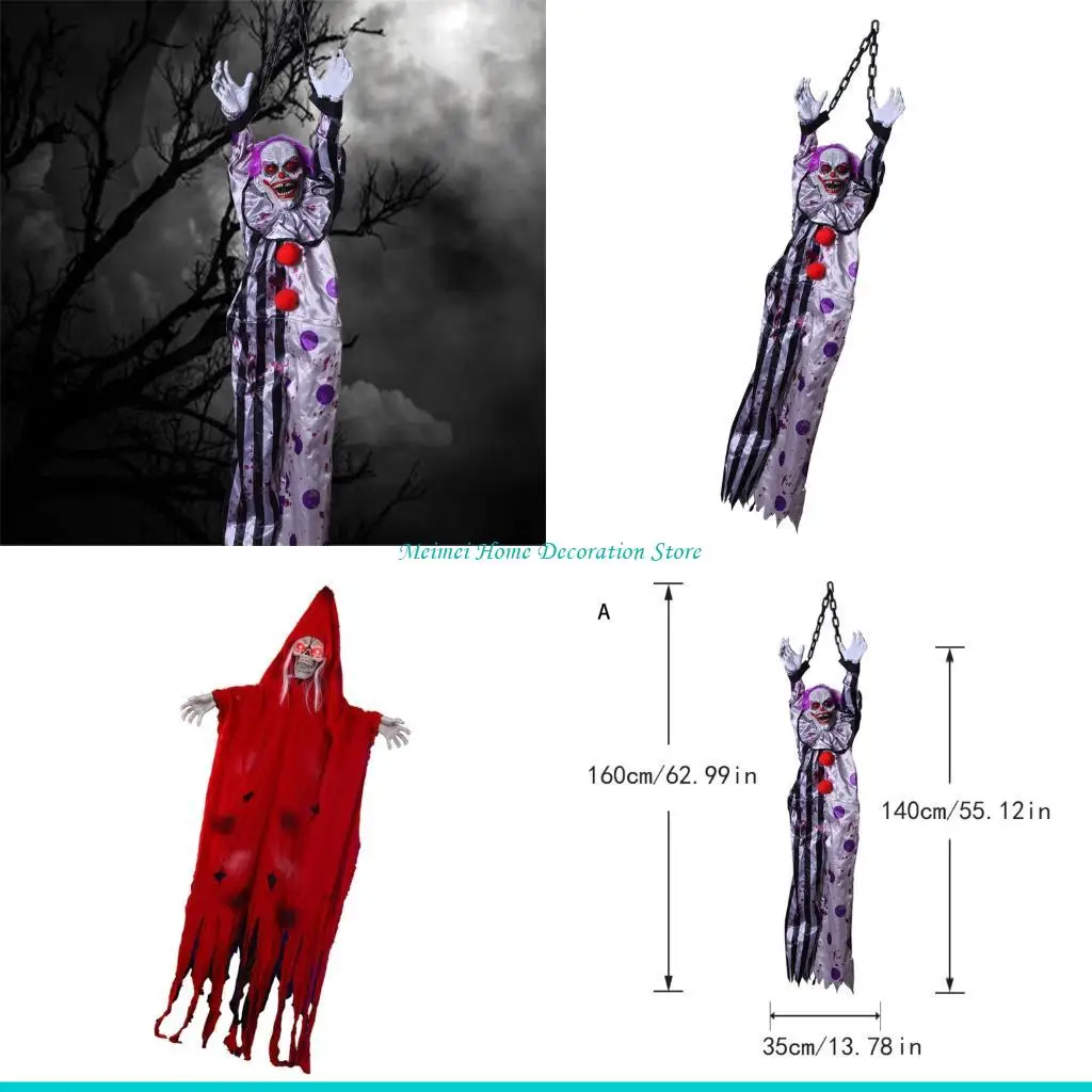 H7BF Animated Skeleton Specter Decoration Sound Activated Eerie Halloweens Props
H7BF Animated Skeleton Specter Decoration Sound Activated Eerie Halloweens Props