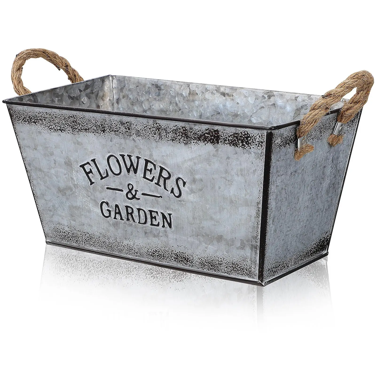 Vintage Iron Flower Pot Large Metal Planter Bucket Outdoor Rustic Holder Farmhouse Planter Storage Bucket Retro Style Gardening
Vintage Iron Flower Pot Large Metal Planter Bucket Outdoor Rustic Holder Farmhouse Planter Storage Bucket Retro Style Gardening