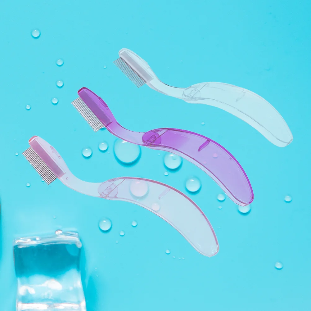 Stainless Steel Tooth Eyelash Comb Foldable Metal Teeth Plastic Handle Eyebrow Brush Curved Lash Tool For Travel Makeup Storage
Stainless Steel Tooth Eyelash Comb Foldable Metal Teeth Plastic Handle Eyebrow Brush Curved Lash Tool For Travel Makeup Storage