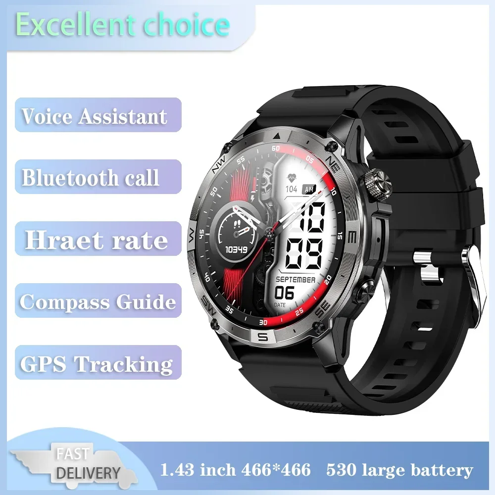 Xiaomi Mijia Smart Watch GPS Sports Compass 5ATM Waterproof Electronics Watch Bluetooth Call Heart Rate Monitor Men's Smartwatch
Xiaomi Mijia Smart Watch GPS Sports Compass 5ATM Waterproof Electronics Watch Bluetooth Call Heart Rate Monitor Men's Smartwatch