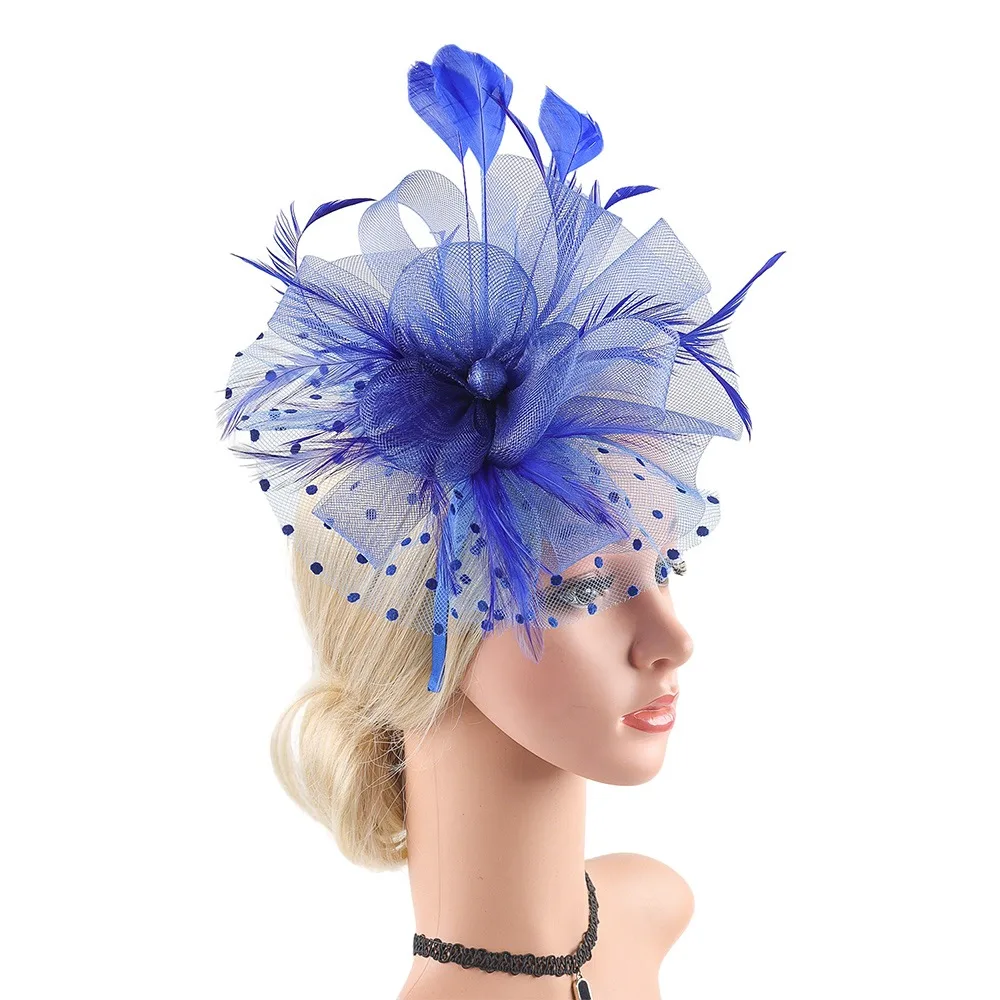 Vintage Flower Mesh Fascinators Hat 1920s with Hair Clip Clip Headwear Feathers Derby Hat Women
Vintage Flower Mesh Fascinators Hat 1920s with Hair Clip Clip Headwear Feathers Derby Hat Women
