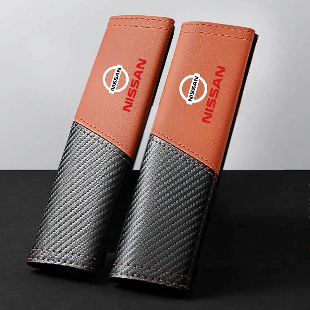 2Pcs Carbon Fiber PU Leather Car Seat Belt Shoulder Cover Protection Pads For Nissan j10 Qashqai Nismo GTR Hub Cap Accessories
2Pcs Carbon Fiber PU Leather Car Seat Belt Shoulder Cover Protection Pads For Nissan j10 Qashqai Nismo GTR Hub Cap Accessories