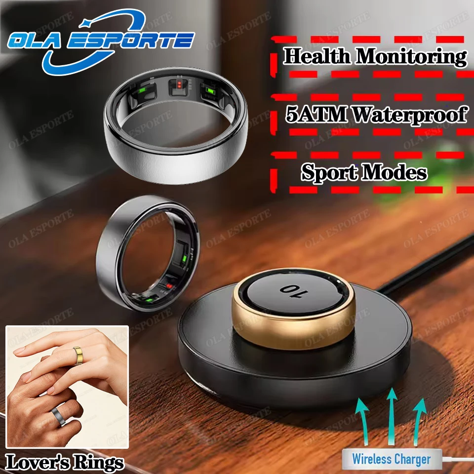 Новинка для Galax Smart Ring 2025, парное кольцо, пульс, кислород в крови, женское здоровье, 5 атм, водонепроницаемое спортивное GPS-смартринга для мужчин и женщин
Новинка для Galax Smart Ring 2025, парное кольцо, пульс, кислород в крови, женское здоровье, 5 атм, водонепроницаемое спортивное GPS-смартринга для мужчин и женщин