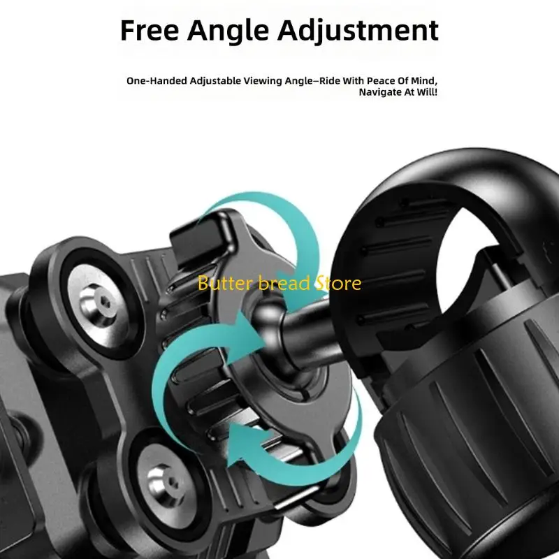 W89C Universal Motorcycle Phone Holder with Double Shock Absorb for Smooth Travel
W89C Universal Motorcycle Phone Holder with Double Shock Absorb for Smooth Travel