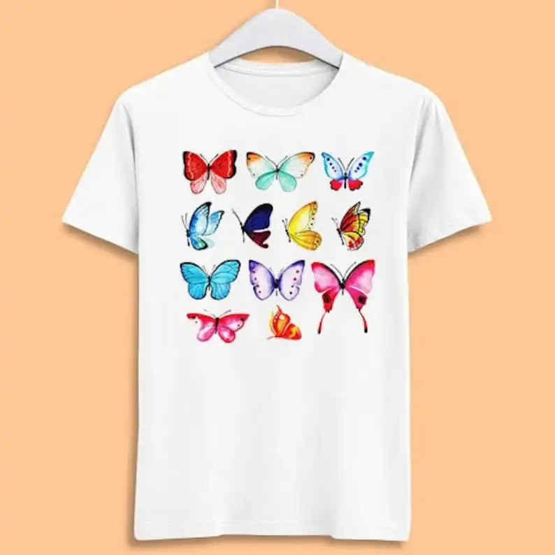 Watercolor Butterflies Butterfly T Shirt Meme Gamer Cool Cult Movie Music Gift Tee 7030
Watercolor Butterflies Butterfly T Shirt Meme Gamer Cool Cult Movie Music Gift Tee 7030