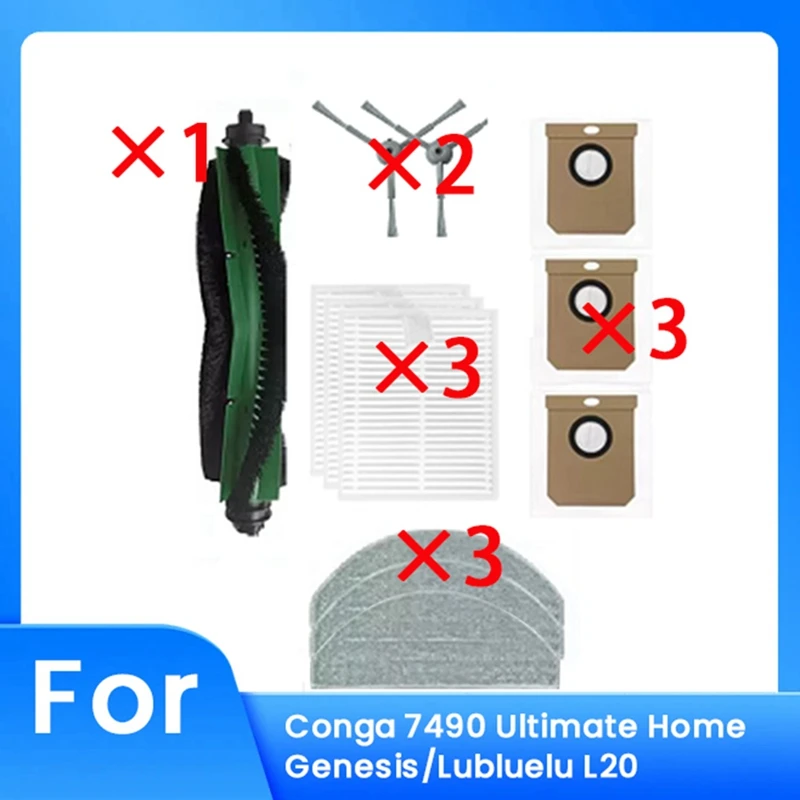 A69E12 Pcs For Conga 7490 Ultimate Home Genesis/Lubluelu L20 Sweeping Robot Accessories Cleaner Parts Replacement
A69E12 Pcs For Conga 7490 Ultimate Home Genesis/Lubluelu L20 Sweeping Robot Accessories Cleaner Parts Replacement