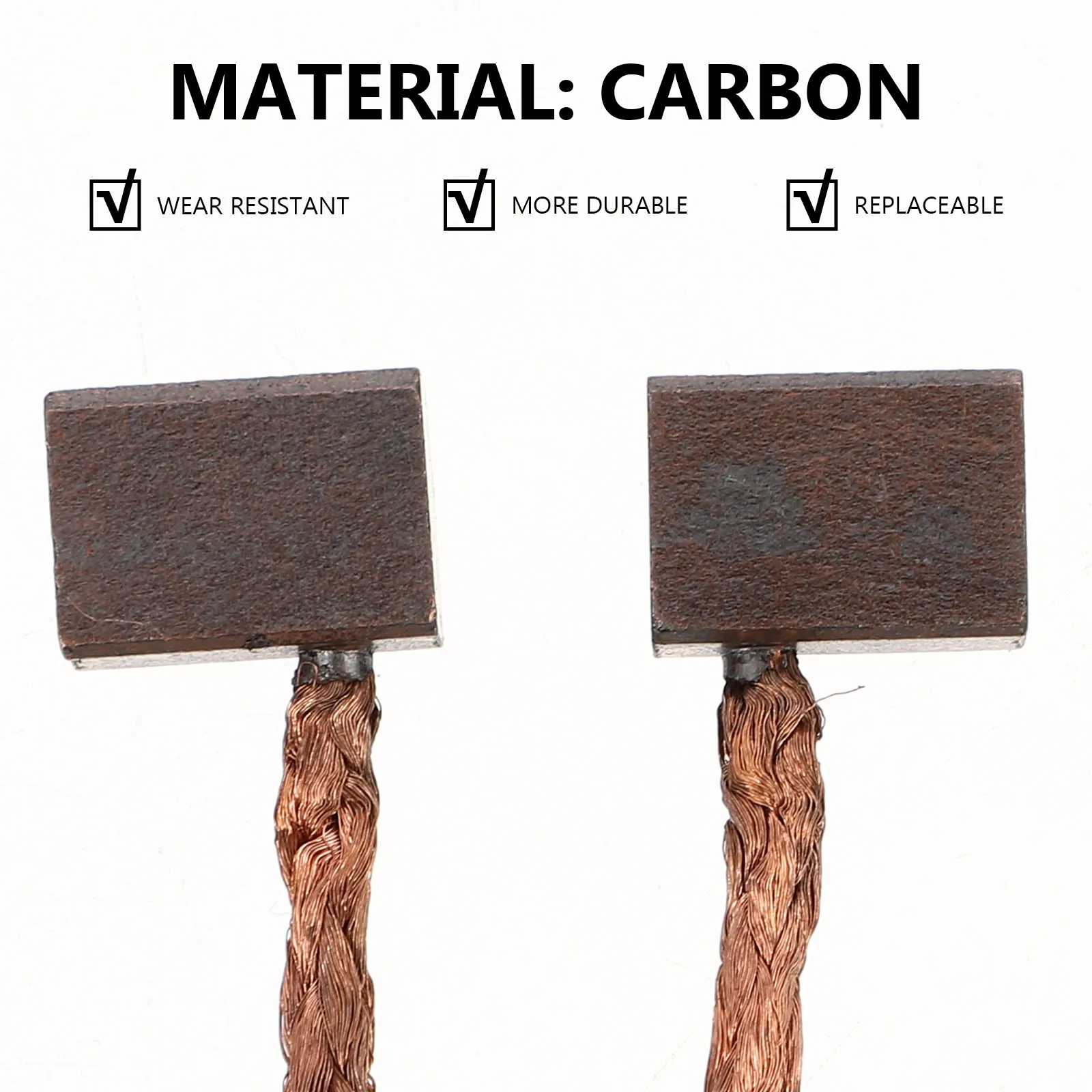 2Pcs Ship Motor Carbon Brush Electric Propulsion System Replacement Part Robust Build for Marine Boat Kayak Components
2Pcs Ship Motor Carbon Brush Electric Propulsion System Replacement Part Robust Build for Marine Boat Kayak Components