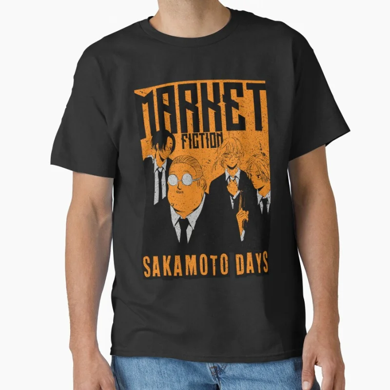 MARKET FICTION (GRUNGE STYLE) 80s Manga Sakamoto Days Anime t shirt for men Large size Tops S-6XL 100% cotton mens Clothes 
MARKET FICTION (GRUNGE STYLE) 80s Manga Sakamoto Days Anime t shirt for men Large size Tops S-6XL 100% cotton mens Clothes