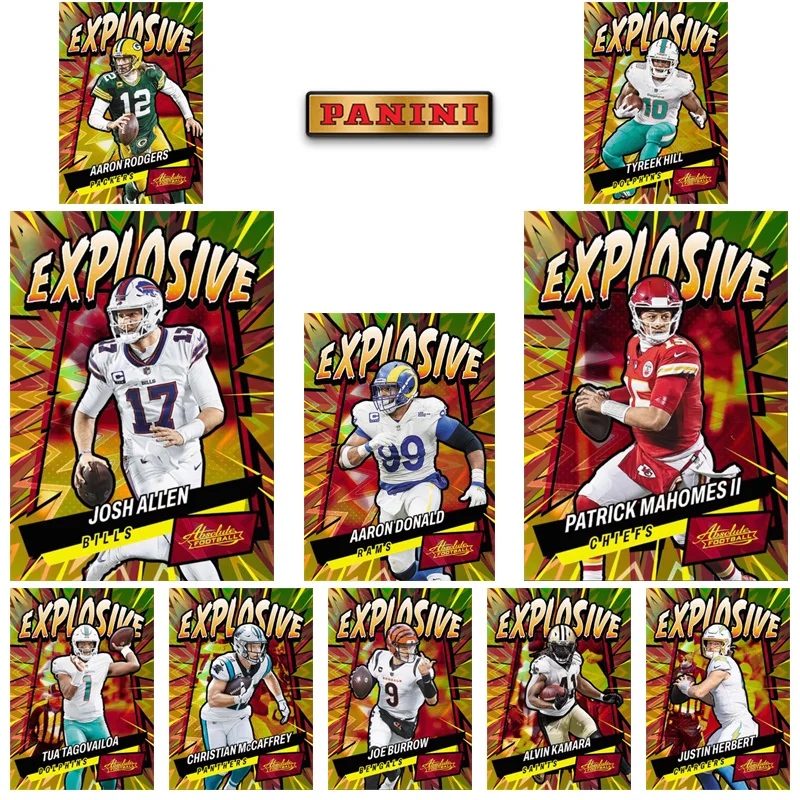 Panini 2022 Best of The Nfl Gold Patrick Mahomes II Joe Burrow Josh Allen Diy Rugby Star Trading Cards Birthday Gift Collection
Panini 2022 Best of The Nfl Gold Patrick Mahomes II Joe Burrow Josh Allen Diy Rugby Star Trading Cards Birthday Gift Collection