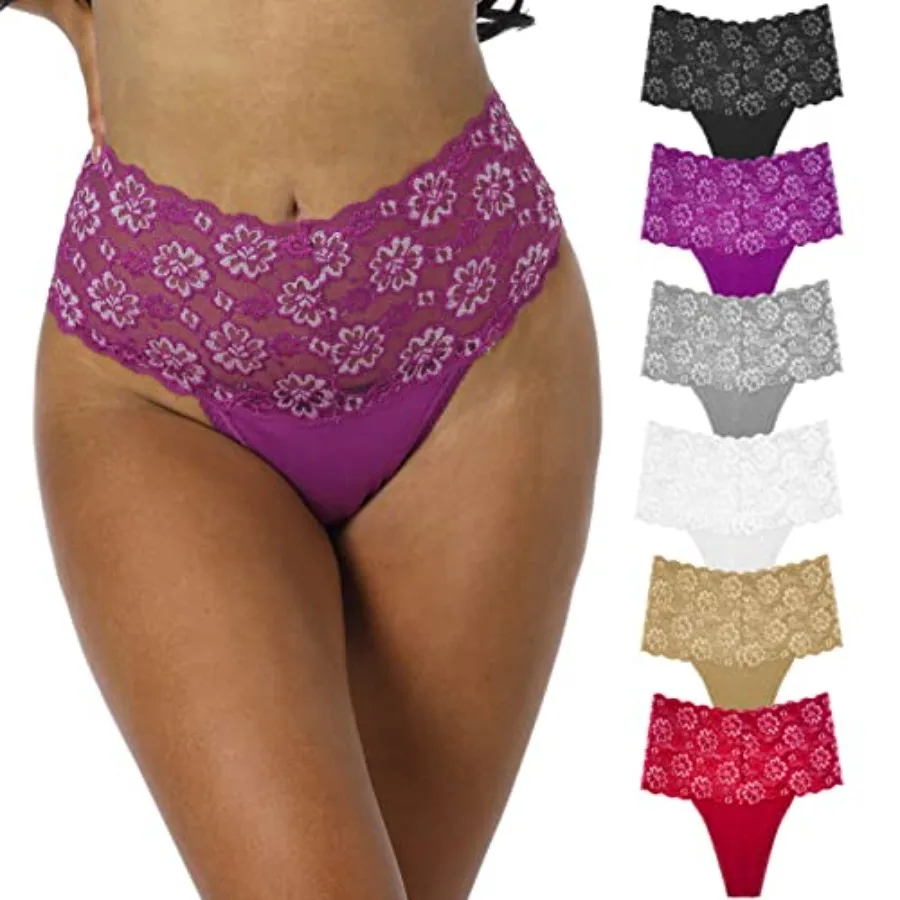 Umiehary High Waist T Back Lace Fashion and Retro Thick Band Women Thongs with Multiple Colors Plus Size
Umiehary High Waist T Back Lace Fashion and Retro Thick Band Women Thongs with Multiple Colors Plus Size