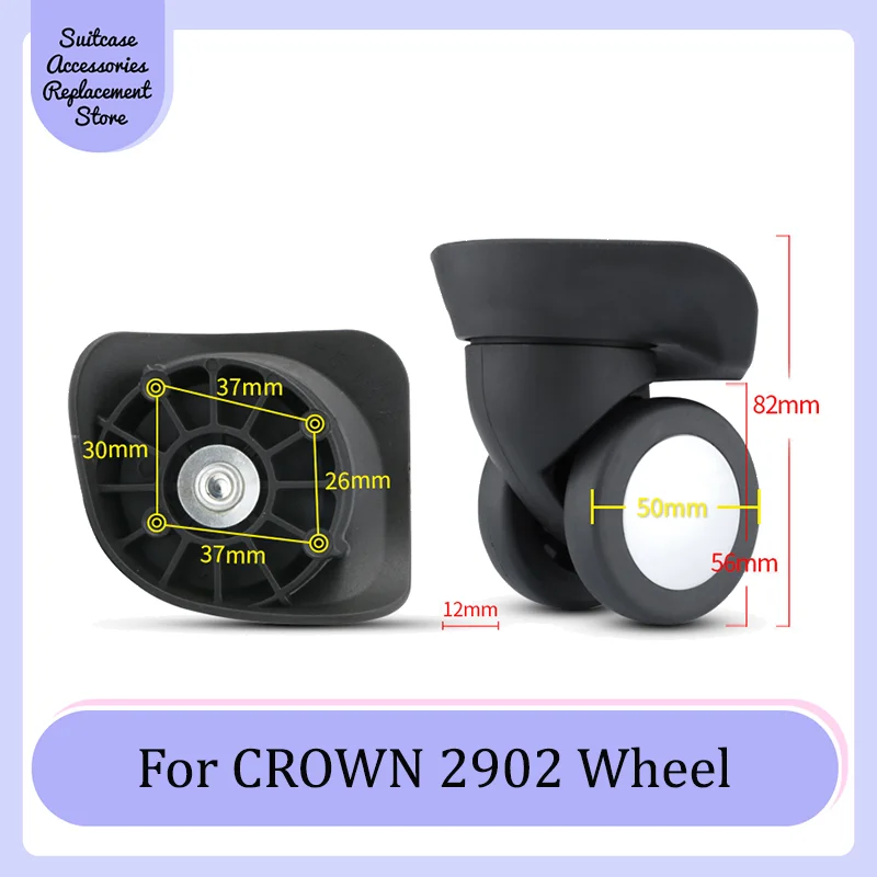 For CROWN 2902 Smooth Silent Shock Absorbing Wheel Accessories Wheels Casters Universal Wheel Replacement Suitcase Rotating
For CROWN 2902 Smooth Silent Shock Absorbing Wheel Accessories Wheels Casters Universal Wheel Replacement Suitcase Rotating