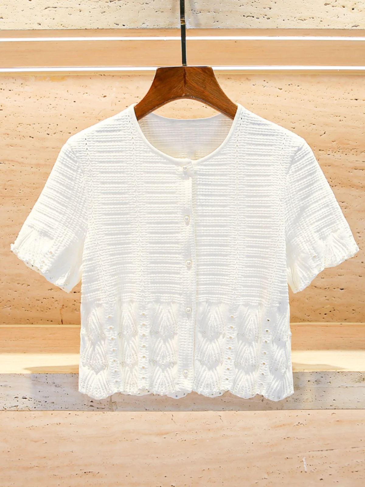 M Home Nan You High End Women's Knitted Sweater Top Gentle Wind Beadwork Soft Style Spring Collection Commute Loose Fit Short...
M Home Nan You High End Women's Knitted Sweater Top Gentle Wind Beadwork Soft Style Spring Collection Commute Loose Fit Short...