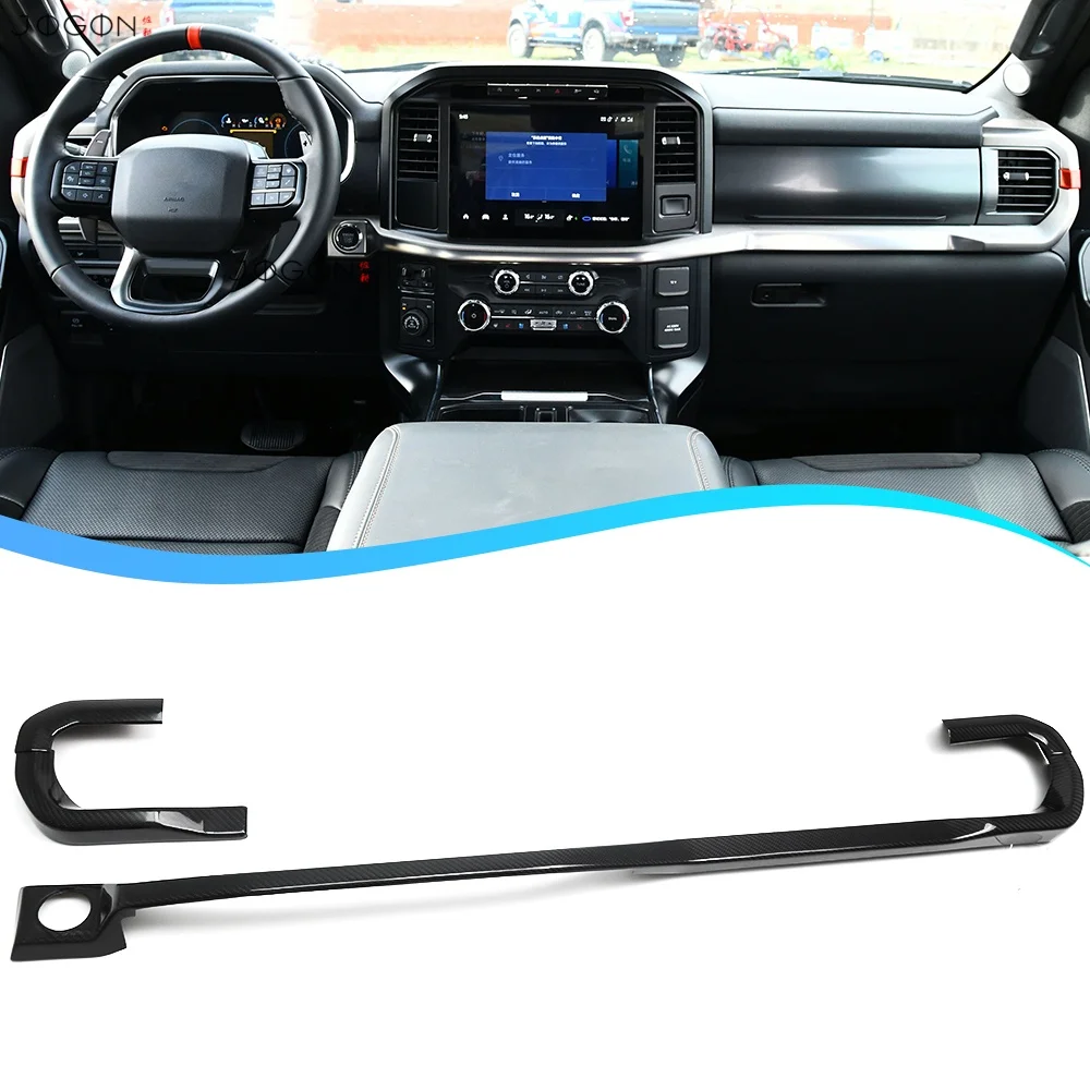 For Ford F150 Raptor Lariat 2021-2023 Dry Carbon Fiber Car Center Dashboard Strips Dash Cover Decoration Car-styling
For Ford F150 Raptor Lariat 2021-2023 Dry Carbon Fiber Car Center Dashboard Strips Dash Cover Decoration Car-styling