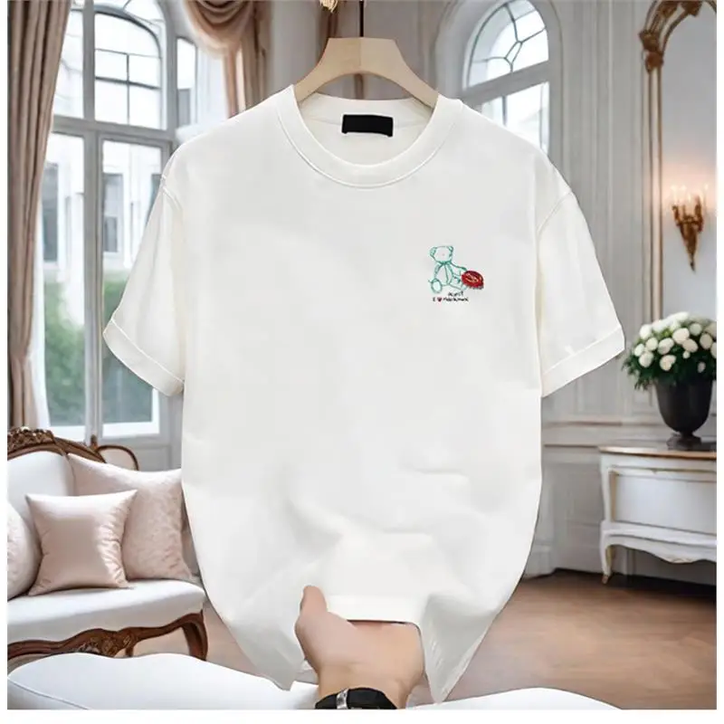 Мужская футболка свободного кроя из чистого хлопка, базовый слой, летний топ, модный бренд, круглый вырез, повседневный базовый стиль
Мужская футболка свободного кроя из чистого хлопка, базовый слой, летний топ, модный бренд, круглый вырез, повседневный базовый стиль